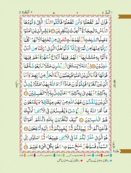 The Holy Quran Colour Coded Tajweed Rules 15 Lines 126CC